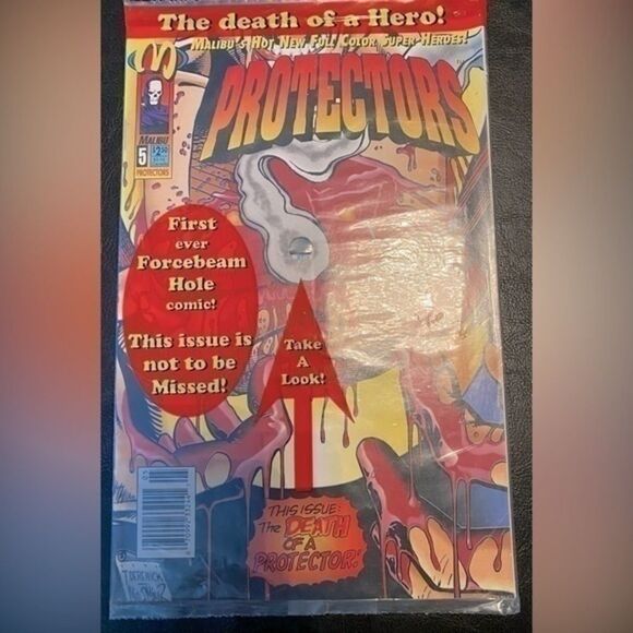 Marvel Other - Protectors Comic # 5 - The Death of a Hero - Malibu Comics, January 1993